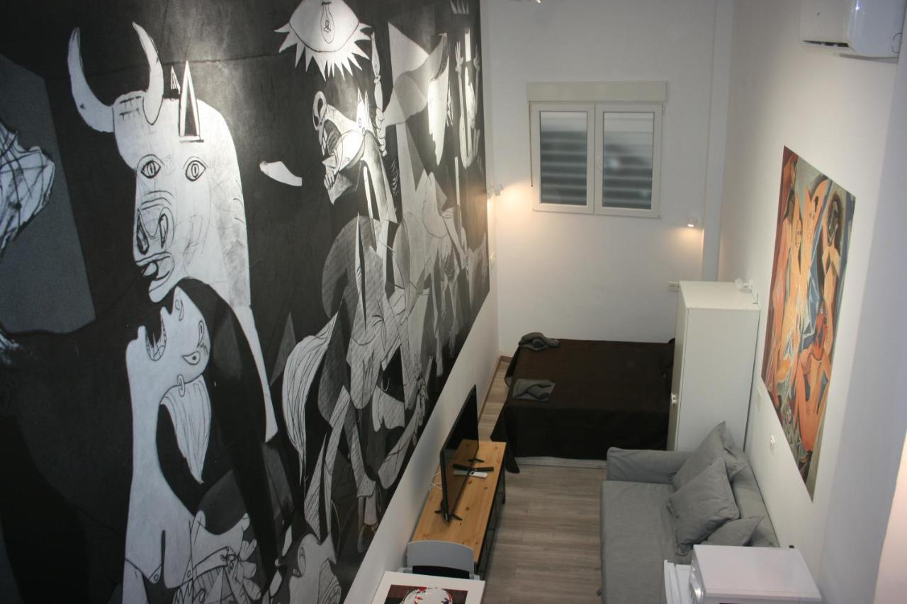 Golondrinas De Malaga "Apartamentos Con Mucho Arte" Y Terraza Solarium En Coliving Kültér fotó